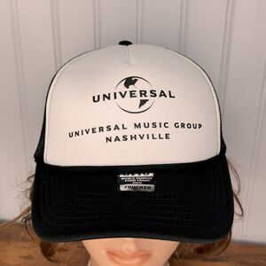 OTTO Universal Music Group UNG Nashville Trucker Hat Cap White Black Foam Front